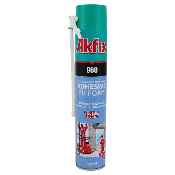 Піна клей ручна Akfix 960 MANTOLAMA 900мл / 900гр