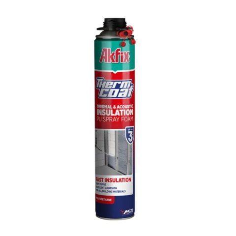 Піна напилювальна профі Akfix THERMCOAT 850мл / 900гр