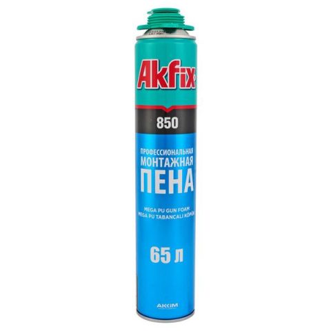 Піна проф. Akfix MEGA 850 65л 850мл/1000 гр