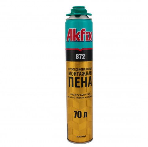 Піна проф. Akfix SUPER MEGA 872 70л 850мл/1035гр
