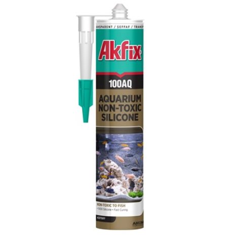 Силікон акваріумний Akfix 100AQ прозорий 280мл / 340гр