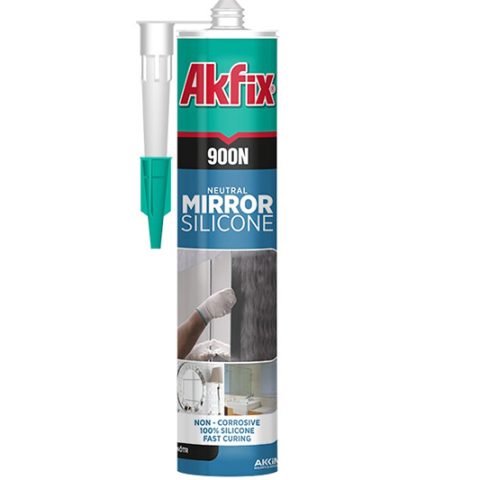 Силікон нейтральний для дзеркал Akfix 900N 280мл / 340гр