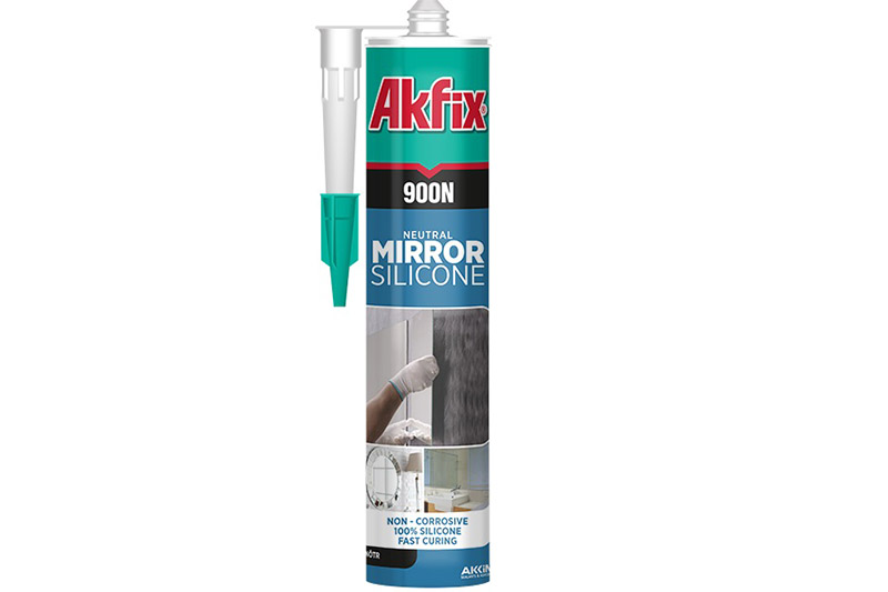 Силікон нейтральний для дзеркал Akfix 900N 280мл / 340гр