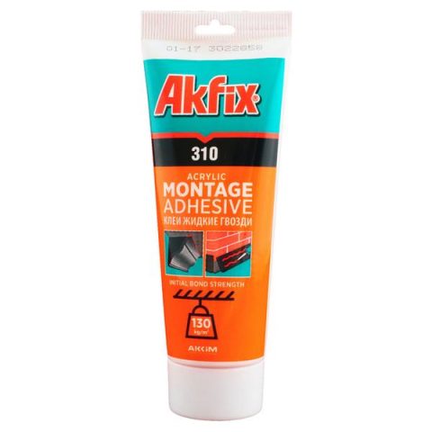Рідкі цвяхи акрилові Akfix тюбик 250гр