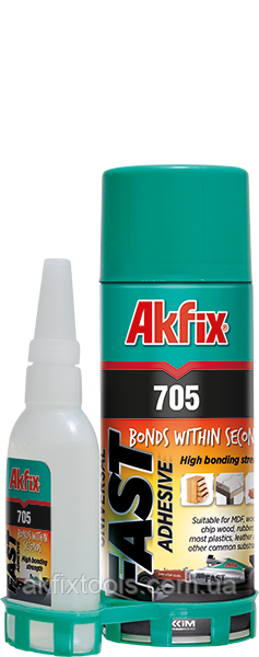 Супер клей Akfix 100 гр 705 гель