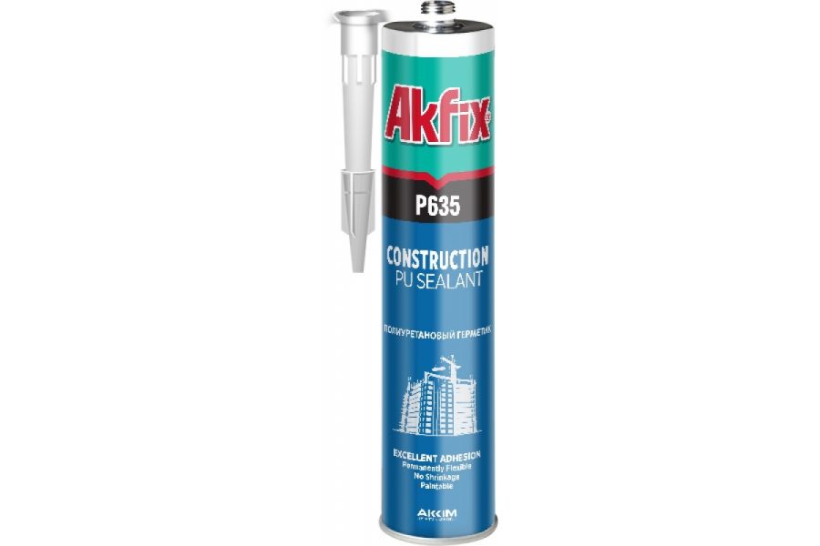 Поліуретановий герметик (стро) Akfix P635 білий 310 мл/410 гр