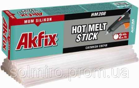 Термоклей (мум силікон) Akfix HM208 d 11,2 мм 1 кг